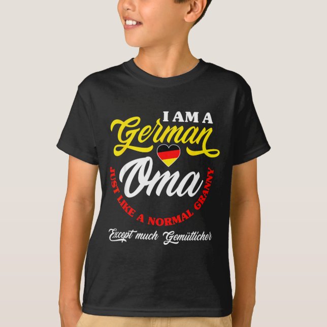 Camiseta Funny Germany German Oma German Granny Deutsche Om (Anverso)