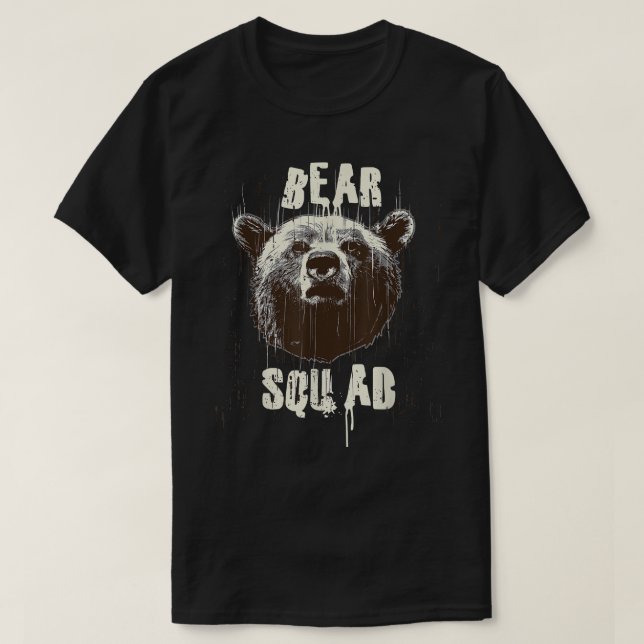 Camiseta Funny Gift - Bear Squad  (Diseño del anverso)