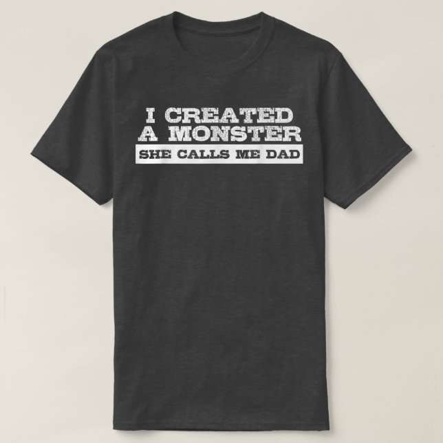 Camiseta Funny Gift for Dad from Daughter First Father's Da (Diseño del anverso)