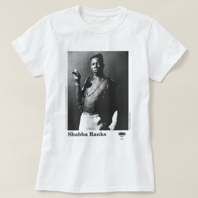 Camiseta Funny Gift For shabba ranks Rock Music Love Mens M (Diseño del anverso)