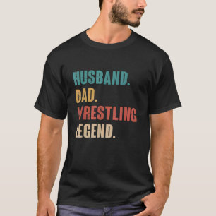 Camiseta Funny Gift Wrestler Dad Husband