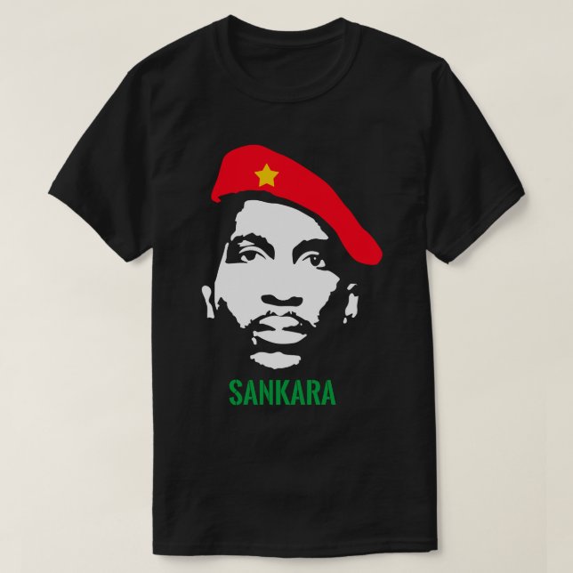 Camiseta Funny Gifts For Thomas Revolutionary Sankara Gift  (Diseño del anverso)