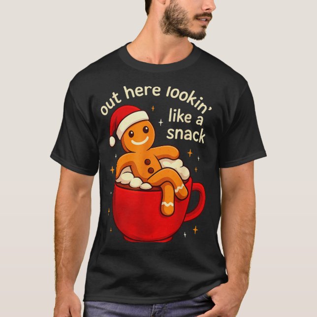 Camiseta Funny Gingerbread Christmas Snack Cookies Boys Tod (Anverso)