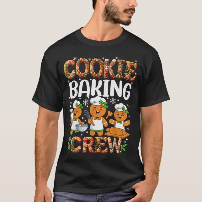 Camiseta Funny Gingerbread Lovers Cookie Baking Crew Christ (Anverso)