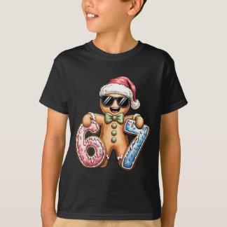 Camiseta Funny Gingerbread Six Seven 67 Ice Cream Drip Chri