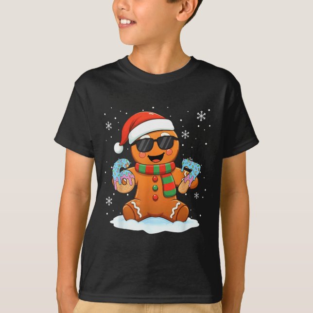 Camiseta Funny Gingerbread Six Seven 67 Ice Cream Drip Chri (Anverso)