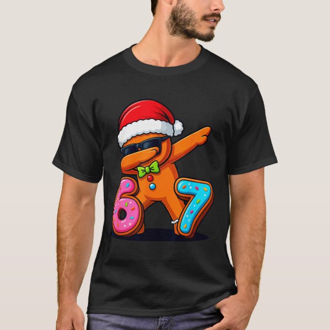 Camiseta Funny Gingerbread Six Seven 67 Ice Cream Drip Chri (Anverso)