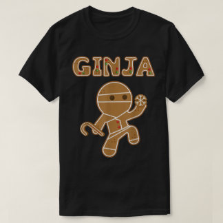 Camiseta Funny Ginja Gingerbread Ninja Design