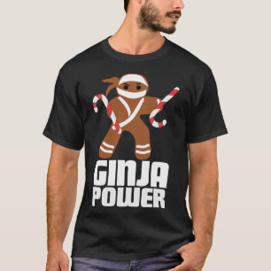 Camiseta Funny Ginja Power Cute Navidades Cookie Gingerbrea