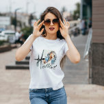 Camiseta Funny giraffe T-Shirt<br><div class="desc">Funny giraffe T-Shirt, modern T_Shirt for joke , nice giraffe told you hello every one, so funny</div>