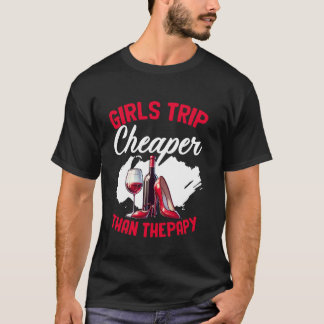 Camiseta Funny Girls Trip Bachelorette Wine Party Girls Wee