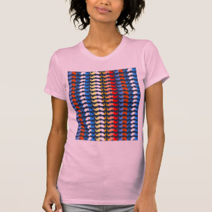 Camiseta Funny Girly Mustaches 2