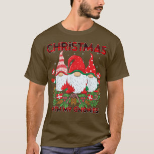Camiseta Funny Gnome Family Xmas Santa Navidades Buffalo Re