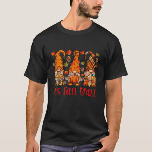 Camiseta Funny Gnome Pumpkin Autumn Gnomes Acción de Gracia