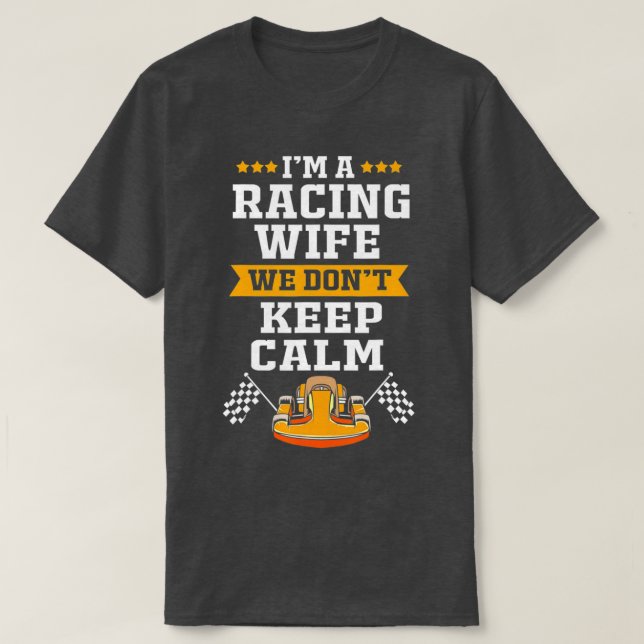 Camiseta Funny Go Kart Carreras Para Mujeres Carreras Vida  (Diseño del anverso)