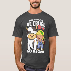 Camiseta Funny Go Vegan Motif Vegan Food Vegetarian Vegetar