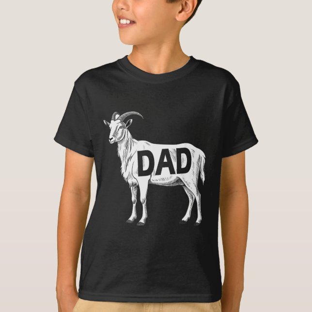 Camiseta Funny Goat Gift Dad Sarcastic Graphic  (Anverso)