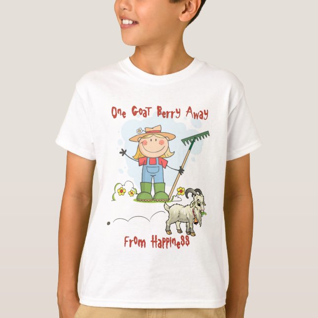Camiseta Funny Goat Poop Personalizado (Anverso)