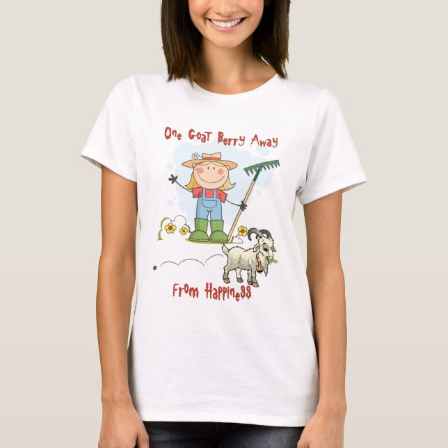 Camiseta Funny Goat Poop Personalizado (Anverso)