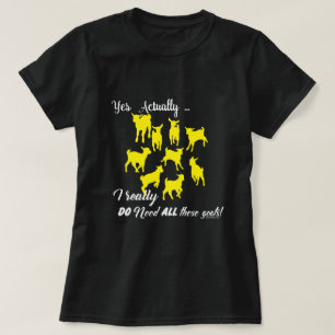 Camiseta FUNNY GOATS   NECESITA todas estas cabras GetYerGo