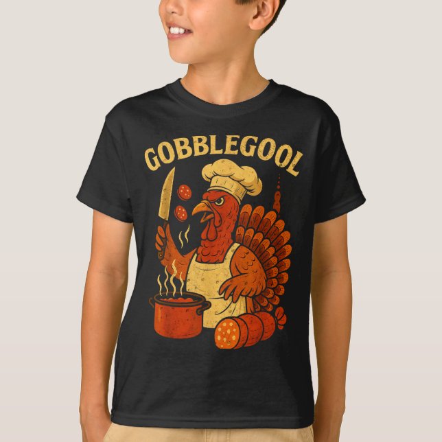 Camiseta Funny Gobbol Italian Gobble Turkey Day Fall Thanks (Anverso)