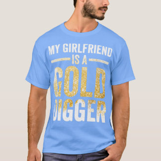 Camiseta Funny Gold Panning Gold Miner Mi novia Gold D