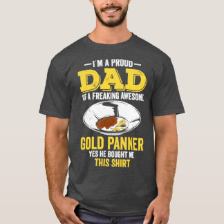 Camiseta Funny Gold Panning Prospectores de oro Miner Dig