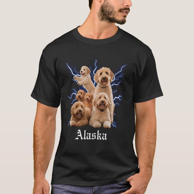 Camiseta Funny Golden Doodle Bootleg Alaska (Anverso)