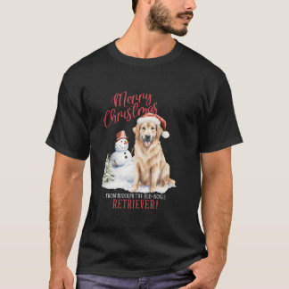 Camiseta Funny Golden Retriever Navidades Goldie Lover Owne