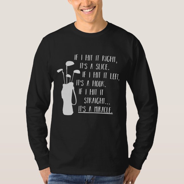 Camiseta Funny Golf Sayings Funny Golfing (Anverso)