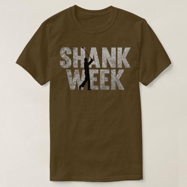 Camiseta Funny Golf Shank Week (Diseño del anverso)
