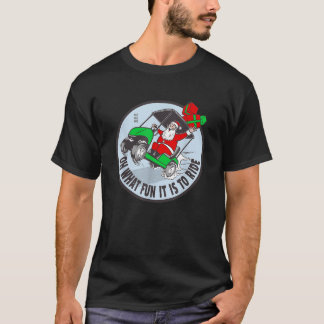 Camiseta Funny Golfing Navidades de Santa Claus Golf Ca