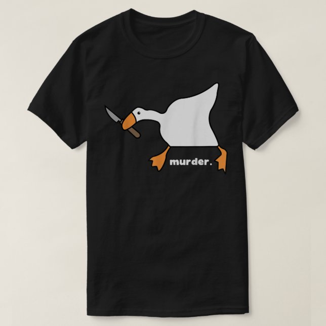 Camiseta Funny Goose Murder  (Diseño del anverso)
