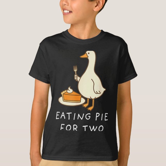 Camiseta Funny Goose Thanksgiving Couples Pregnancy Announc (Anverso)