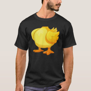 Camiseta Funny gorda lindo disfraz de cuerpo de pato amaril