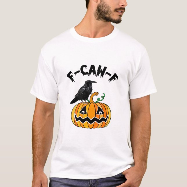 Camiseta Funny Gothic Crow Humor F-Caw-F Essential (Anverso)