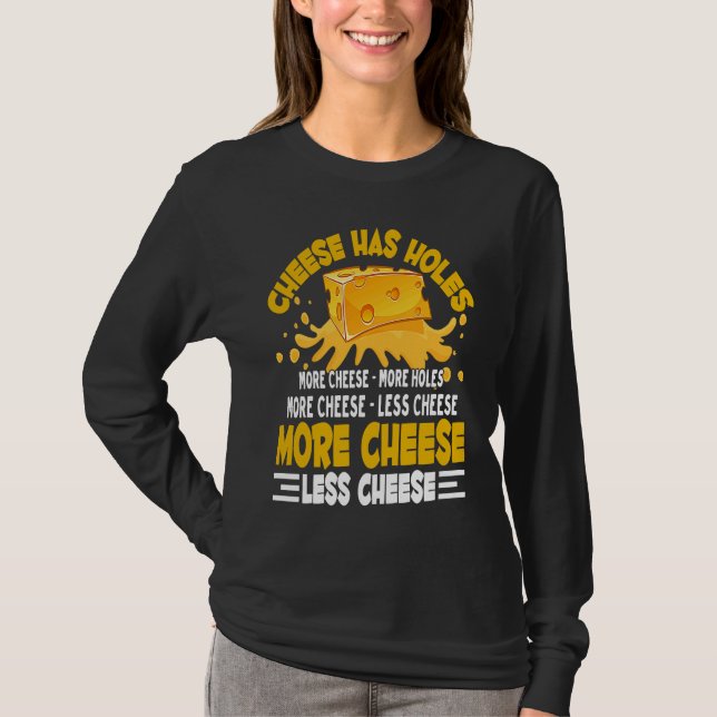 Camiseta Funny Gouda Lover Cheesus More Cheese Brie Gouda V (Anverso)