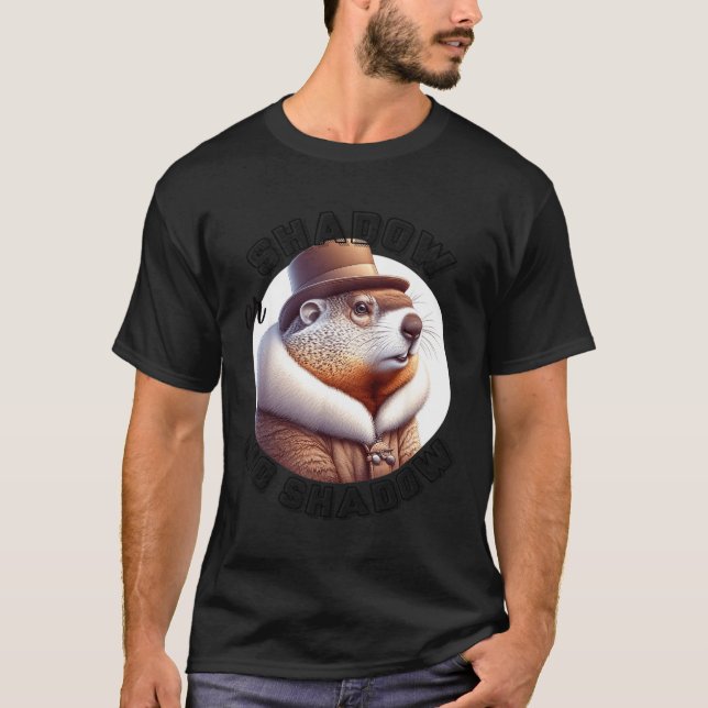 Camiseta Funny Goundhog Graphic  (Anverso)
