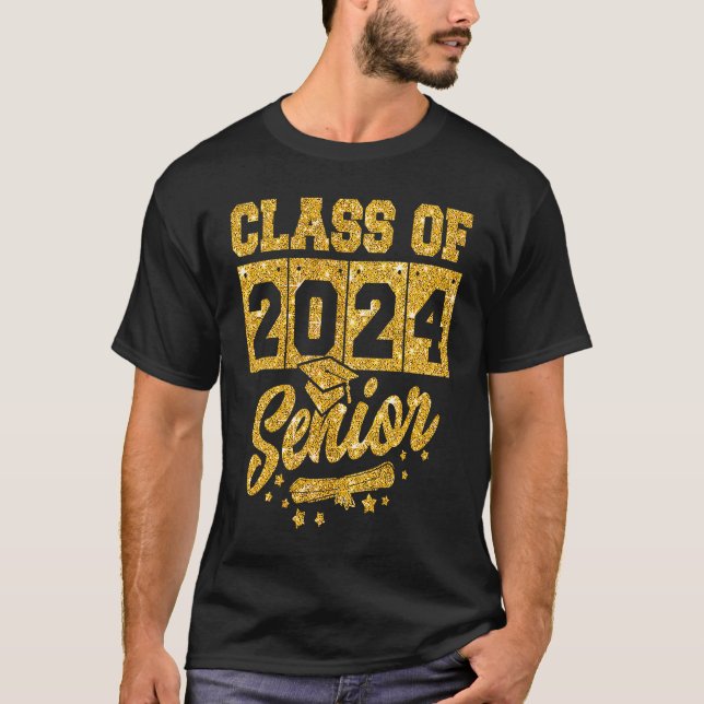 Camiseta Funny Graduation Senior 24 Class Of 2024 Teacher S (Anverso)