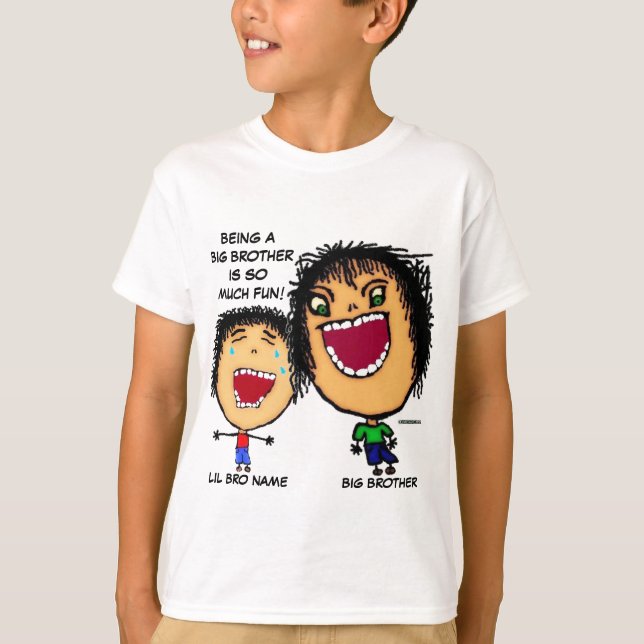 Camiseta Funny Gran Hermano Personalizado (Anverso)