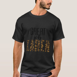 Camiseta Funny gran trabajo Karen Trendy Leopard Gift Women