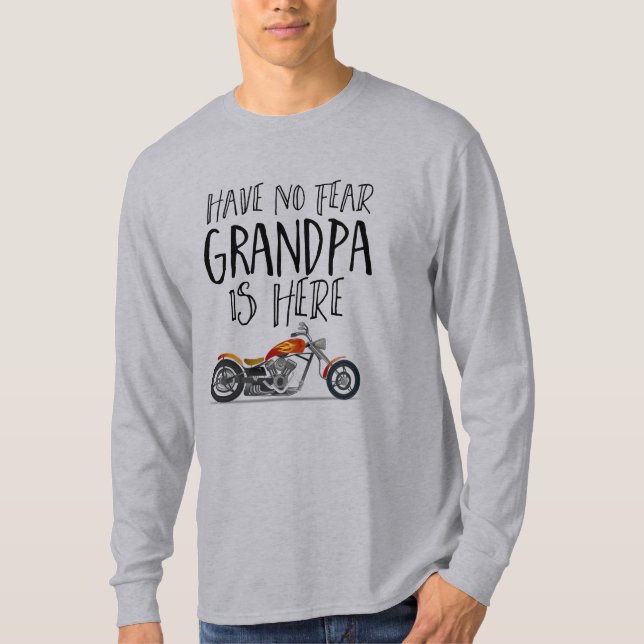 Camiseta Funny Grandpa Motor Bike (Anverso)