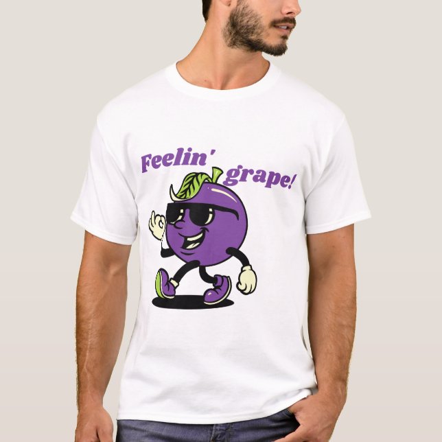 CAMISETA FUNNY GRAPE (Anverso)