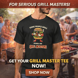 Camiseta Funny Grill Master | Father's Day