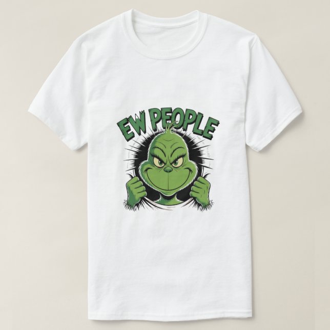 Camiseta Funny Grinch Christmas, A People (Diseño del anverso)