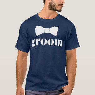 Camiseta Funny Groom Bow Tie Bacheler Party Outfit Guay Wed