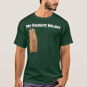 Camiseta Funny Groundhog Day Disfraces de vacaciones favori