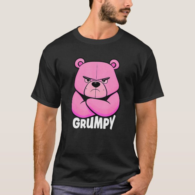Camiseta Funny Grumpy Bear - Grouch Or Grouch (Anverso)