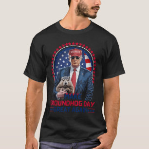 Camiseta Funny Guay Trump Groundhog hace genial el Día de l