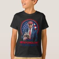 Funny Guay Trump Groundhog hace genial el Día de l
